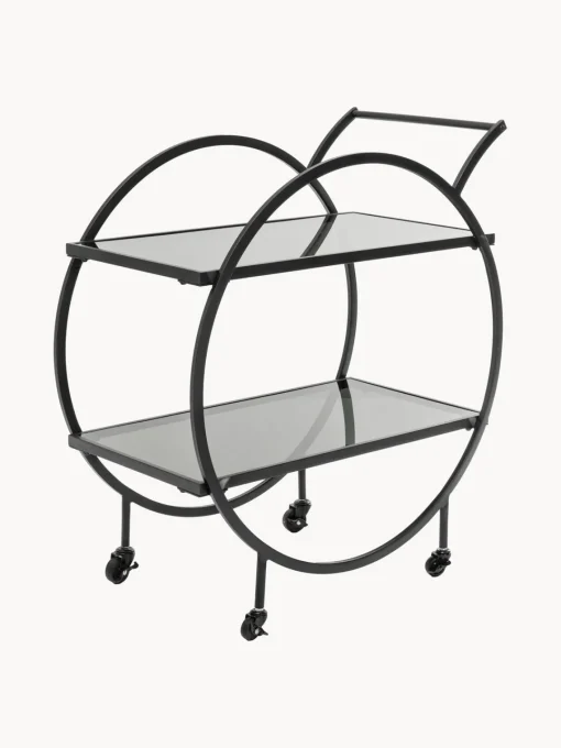 Kare Design Camarera Loft, estantes de vidrio^ Mesas Camareras