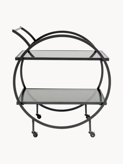 Kare Design Camarera Loft, estantes de vidrio^ Mesas Camareras