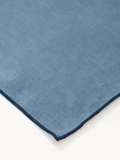 Westwing Collection Camino de mesa de lino con ribete Kennedy^ Caminos De Mesa|Caminos De Mesa