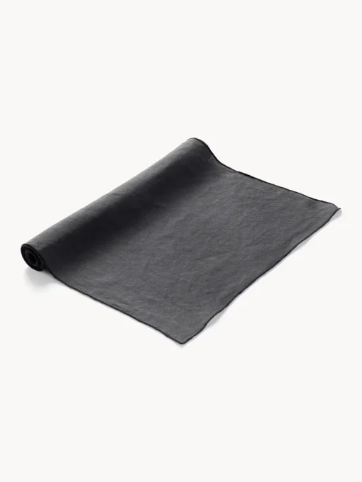 Westwing Collection Camino de mesa de lino con ribete Kennedy