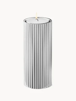 GEORG JENSEN Candelabro con relieves Bernadotte, 11 cm