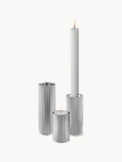 GEORG JENSEN Candelabro con relieves Bernadotte, 11 cm
