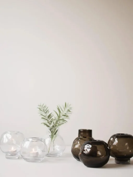 DBKD Candelabro de vidrio Bunch^ Candelabros|Jarrones