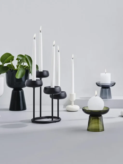 iittala Candelabro Nappula, 11 cm^ Candelabros|Jarrones