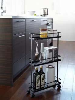 Yamazaki Carrito organizador con ruedas Tower