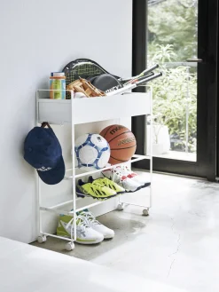 Yamazaki Carrito organizador con ruedas Tower