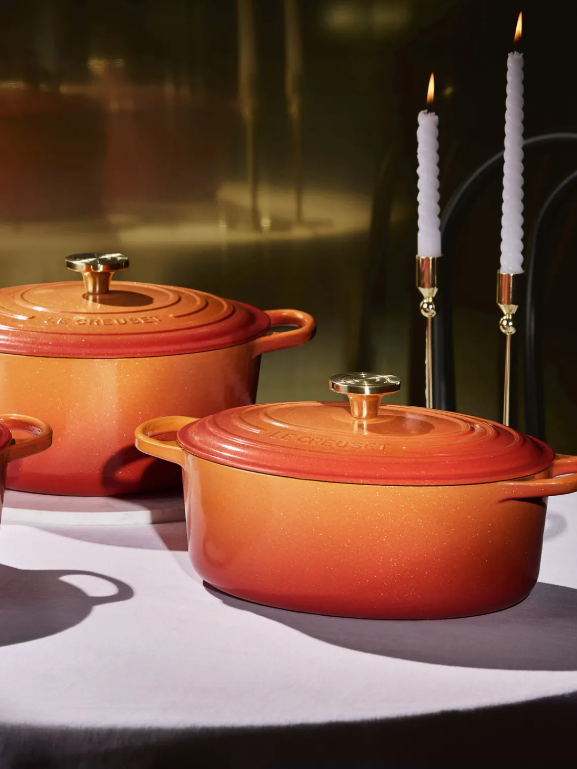 LE CREUSET Cazuela ovalada de hierro fundido Flamme Dorée^ Ollas|Ollas