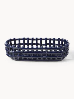 Ferm Living Cesta artesanal de cerámica Nalan^ Cestas|Jarrones