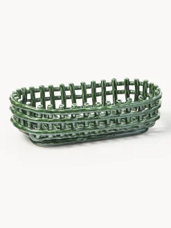 Ferm Living Cesta artesanal de cerámica Nalan^ Cestas|Jarrones