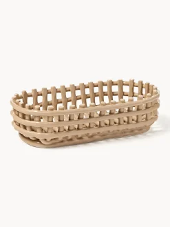 Ferm Living Cesta artesanal de cerámica Nalan^ Cestas|Jarrones