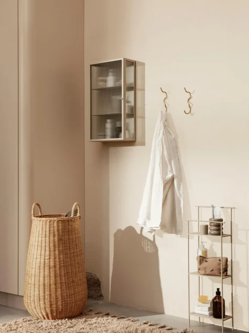 Ferm Living Cesta artesanal de ratán Laundry^ Cestas|Jarrones