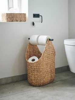 House Doctor Cesta con portarrollos de baño artesanal Pape^ Portarrollos|Jarrones