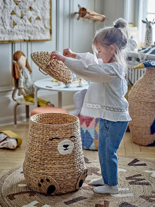 Niños Bloomingville Mini Cesta con tapa Timone