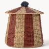Niños Bloomingville Mini Cesta con tapadera Birsen
