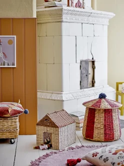 Niños Bloomingville Mini Cesta con tapadera Birsen