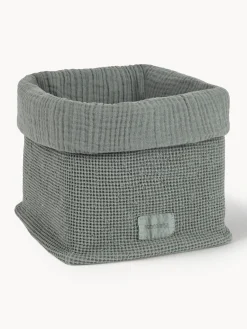 Nobodinoz Cesta de algodón ecológico Wabi Sabi^Niños Accesorios Para Cambiadores|Decoración Infantil