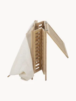 Bloomingville Cesta de lavandería de bambú con bolsa de tela Aden^ Cestos De La Ropa|Jarrones