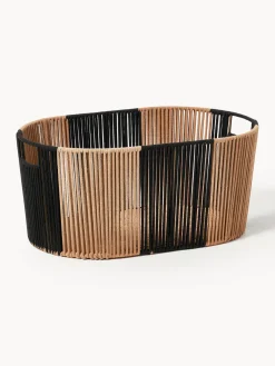 Westwing Collection Cesta de ropa artesanal de cuerda Gabe^ Cestos De La Ropa|Jarrones