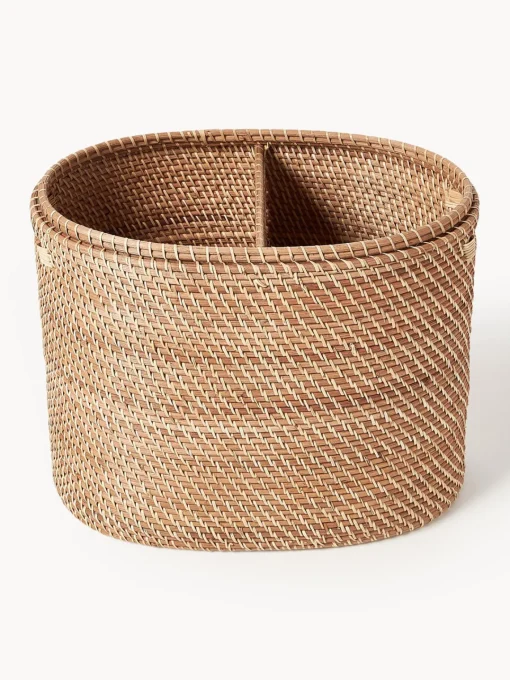 Westwing Collection Cesta de ropa con tapa Lurdes