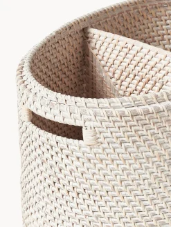 Westwing Collection Cesta de ropa con tapa Lurdes^ Cestos De La Ropa|Jarrones