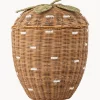 Bloomingville Mini Cesta infantil de ratán en forma de fresa Pelino^Niños Cestas Y Cajas|Decoración Infantil