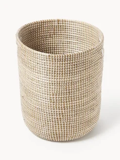 Westwing Collection Cestas de almacenamiento redondas de junco marino Aleya, 2 uds.^ Cestas|Jarrones