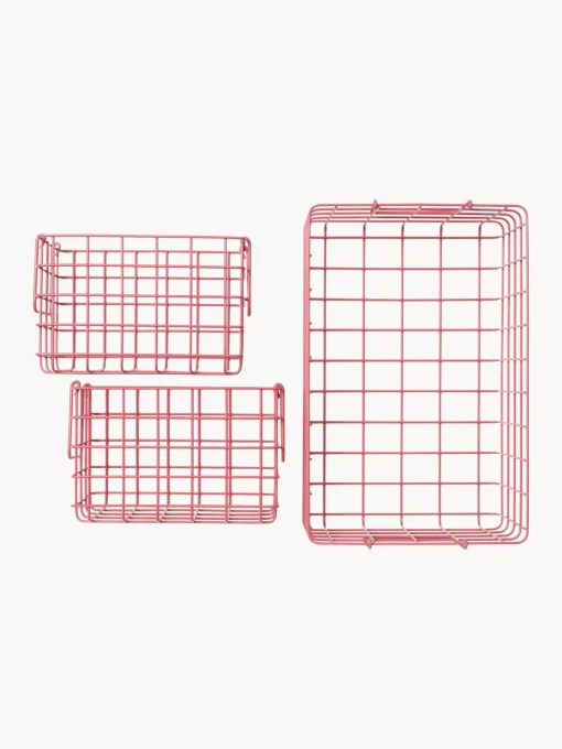 Mustard Made Cestas de metal The Baskets, 3 uds.^Niños Cestas Y Cajas|Jarrones