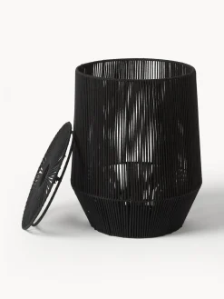 Westwing Collection Cestas de ropa artesanales de cuerda Gabe, 2 uds.