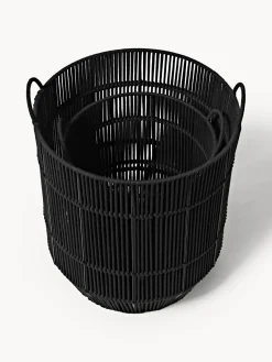 Westwing Collection Cestas de ropa artesanales de cuerda, 2 uds.^ Cestos De La Ropa|Jarrones