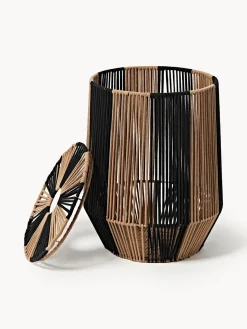 Westwing Collection Cestas de ropa artesanales de cuerda, 2 uds.