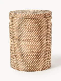 Westwing Collection Cestas de ropa con tapa Lurdes, 2 uds.