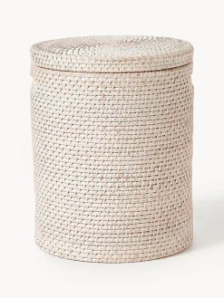 Westwing Collection Cestas de ropa con tapa Lurdes, 2 uds.^ Cestos De La Ropa|Jarrones