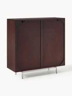 Westwing Collection Chiffonnier con puertas de cristal Scarlett
