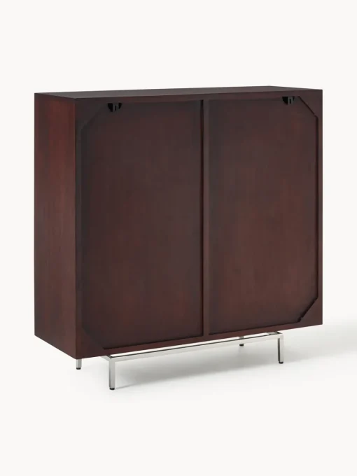 Westwing Collection Chiffonnier con puertas de cristal Scarlett