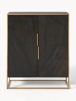 Westwing Collection Chiffonnier de madera maciza de mango Harry