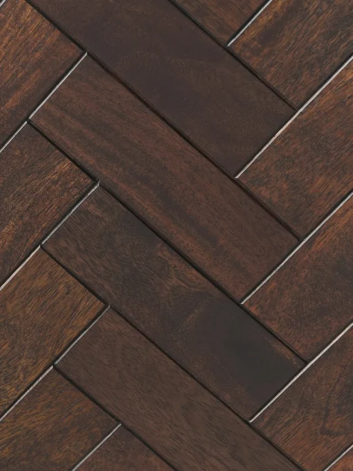 Westwing Collection Chiffonnier de madera maciza de mango con diseño espiga Luca