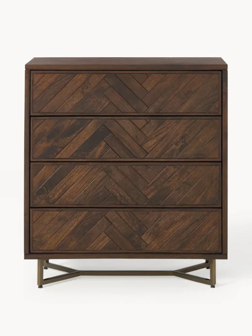 Westwing Collection Cómoda de madera de mango con diseño espiga Luca^ Cómodas|Cómodas