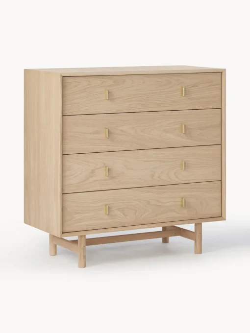 Westwing Collection Cómoda de madera de roble Diana