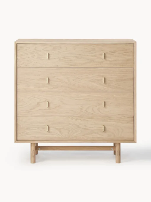Westwing Collection Cómoda de madera de roble Diana