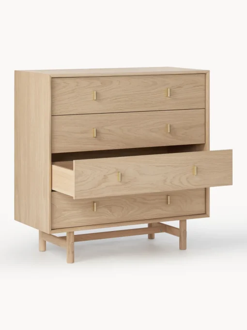 Westwing Collection Cómoda de madera de roble Diana