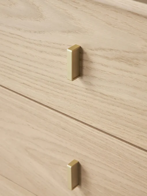 Westwing Collection Cómoda de madera de roble Diana