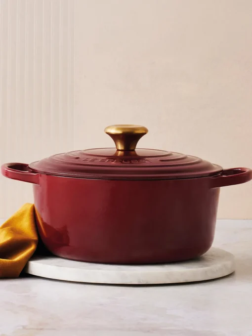 LE CREUSET Cocotte redondo de hierro fundido Signature Collection