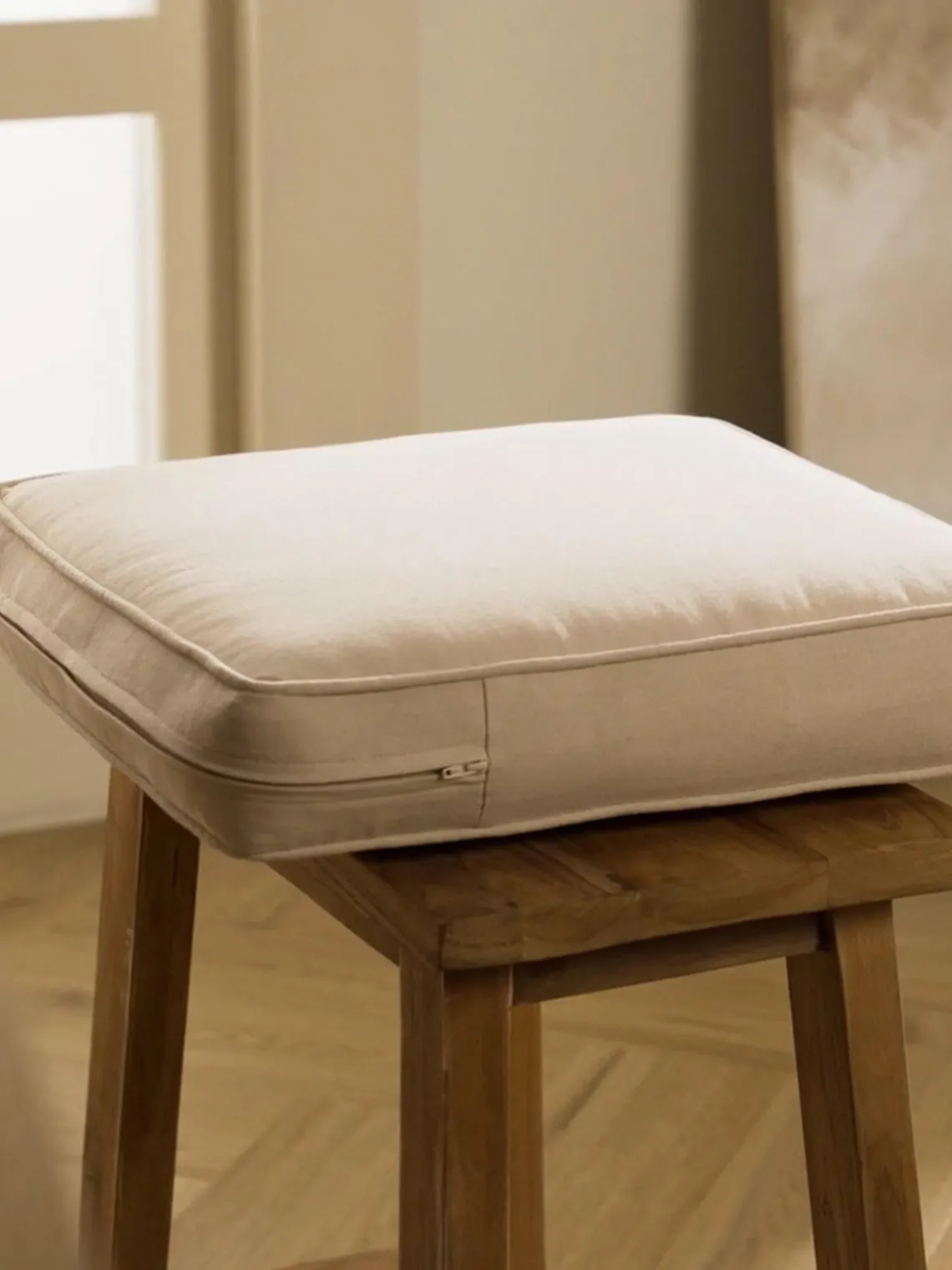 Westwing Collection Cojines de asiento altos Zoey, 2 uds.^ Mantas|Cojines Para Sillas