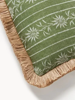 Palais Cojín artesanal con flecos Mako