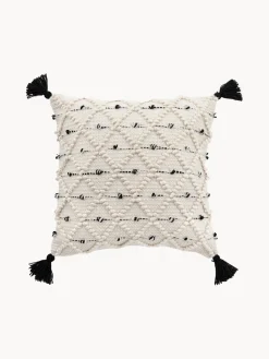 Cojín con borlas Tilyar^ Cojines Decorativos|Mantas