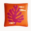 Jonathan Adler Cojín de lino Playa^ Mantas