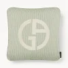 Armani Casa Cojín decorativo con logo Giorgio Armani Janette^ Cojines Decorativos|Mantas