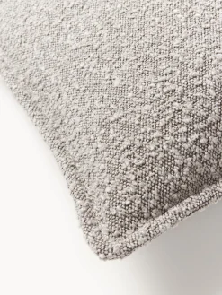 Westwing Collection Cojín grande en tejido bouclé sofá Lennon, 50 x 80 cm