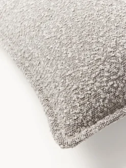 Westwing Collection Cojín grande en tejido bouclé sofá Lennon, 70 x 70 cm