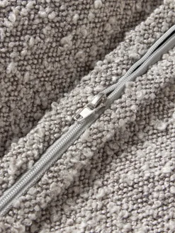 Westwing Collection Cojín grande en tejido bouclé sofá Lennon, 70 x 70 cm